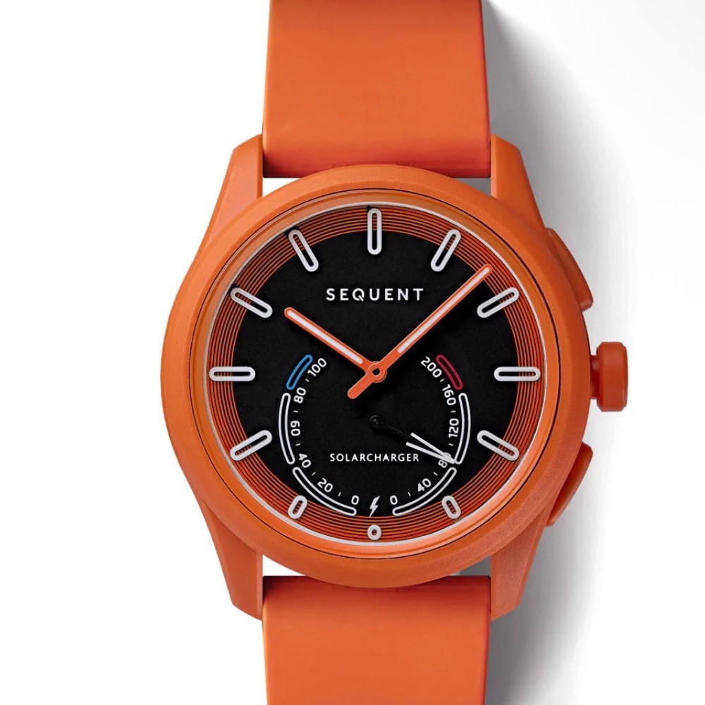 SolarCharger Hybrid Smartwatch — Orange